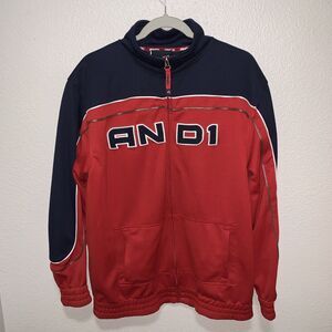 And1 Teen’s  Full Zip Sweatshirt Size XL Red